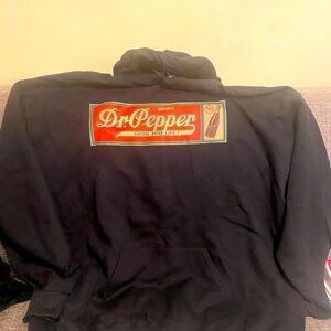 Dr Pepper hoodie black with logo Kohls 2X